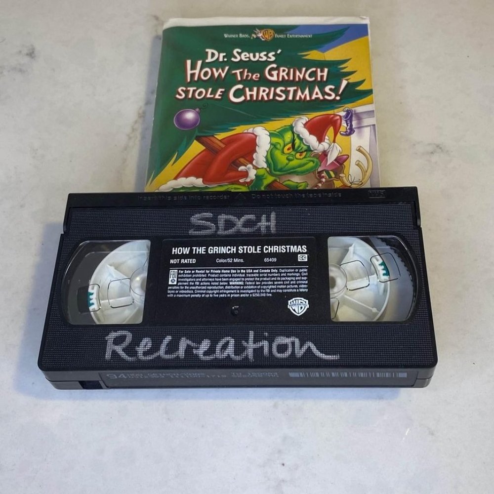 Dr Seuss How the Grinch Stole Christmas (VHS, 2000) Warner Bros